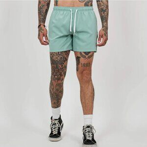 COVE USA Recycled Stretch Shorts 4" Inseam Size 30 Green